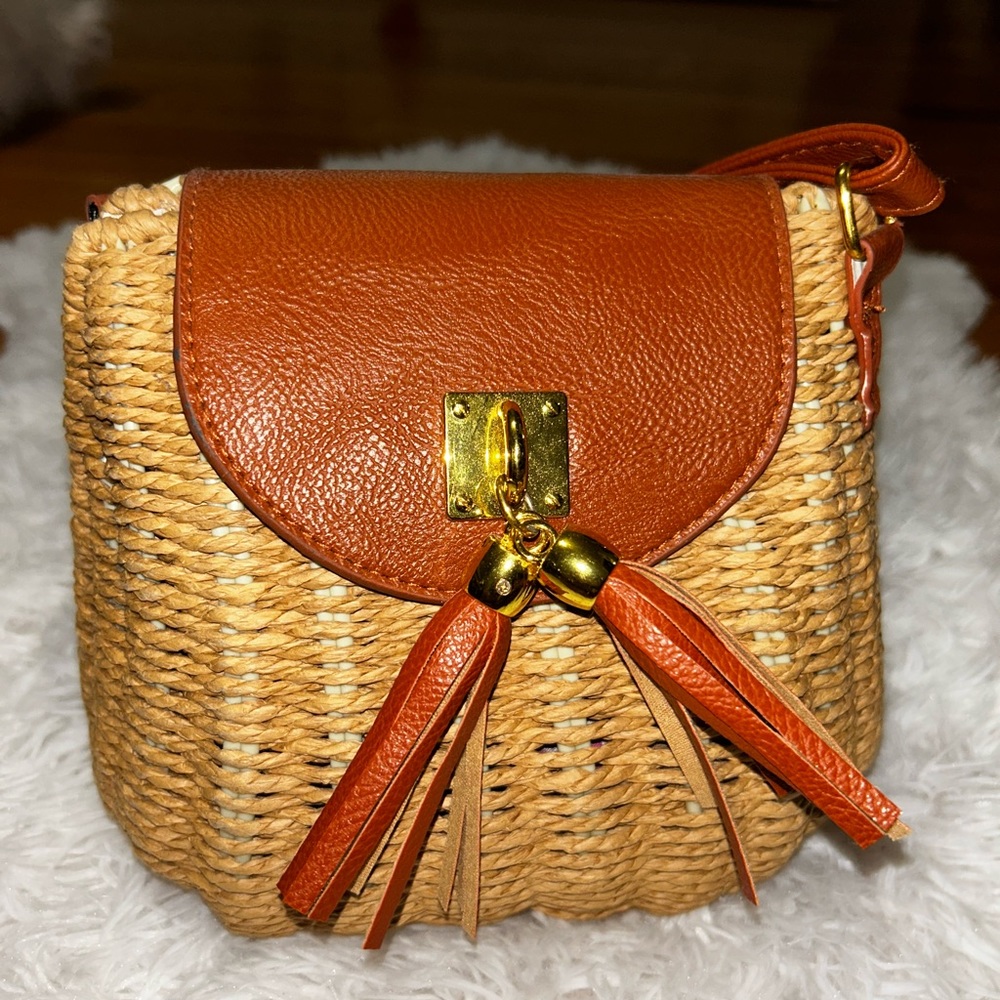 Classic European Straw Purse